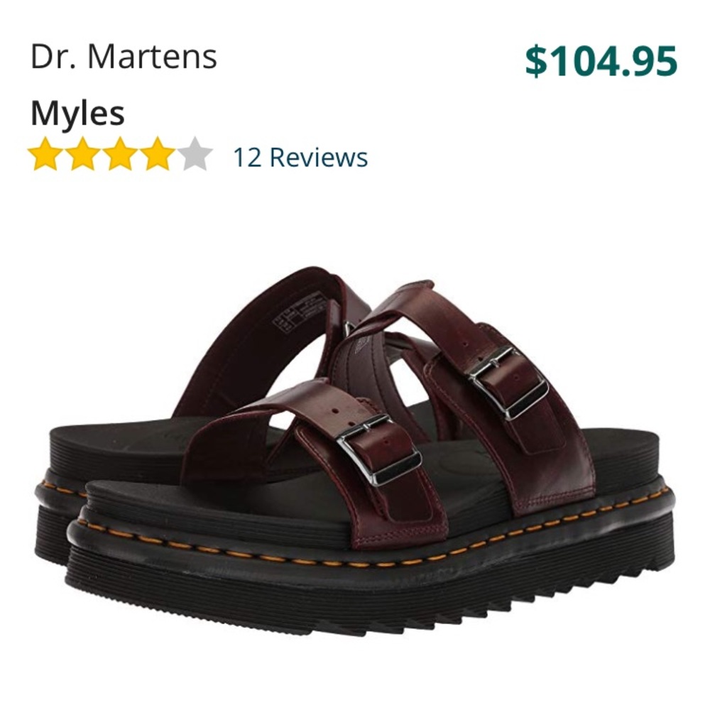 Dr. Martens Myles Sandal New in Box sz 7